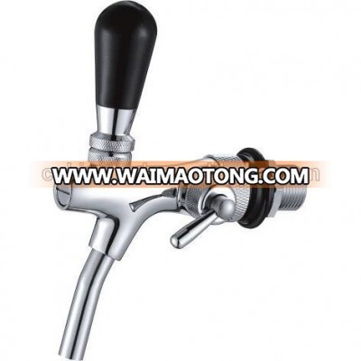 Luxury chromed Flow control Beer tap