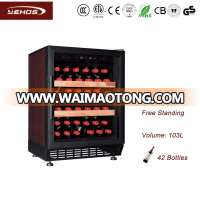 103L 48 bottles Single Zone Direct cooling Free Standing compressor wine cooler